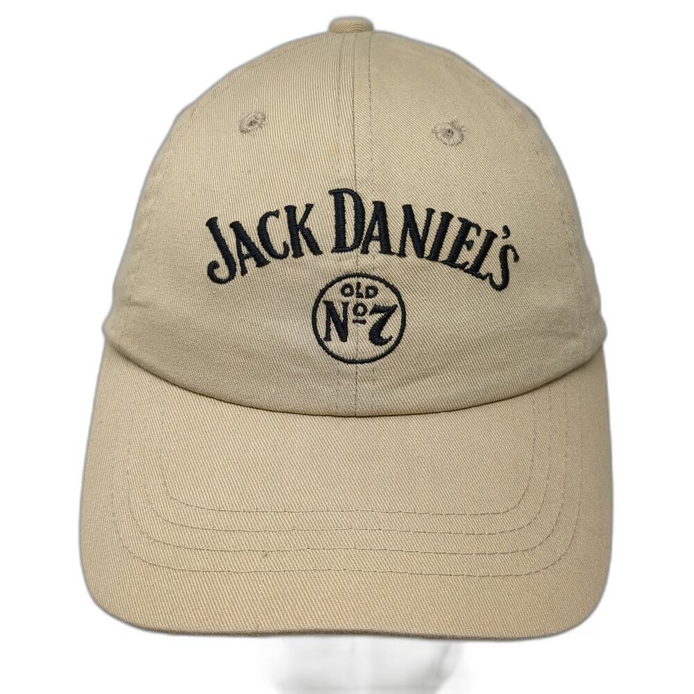 Magic Headwear Jack Daniels Old No 7 Beige Baseball Cap One Size Strapback Hat